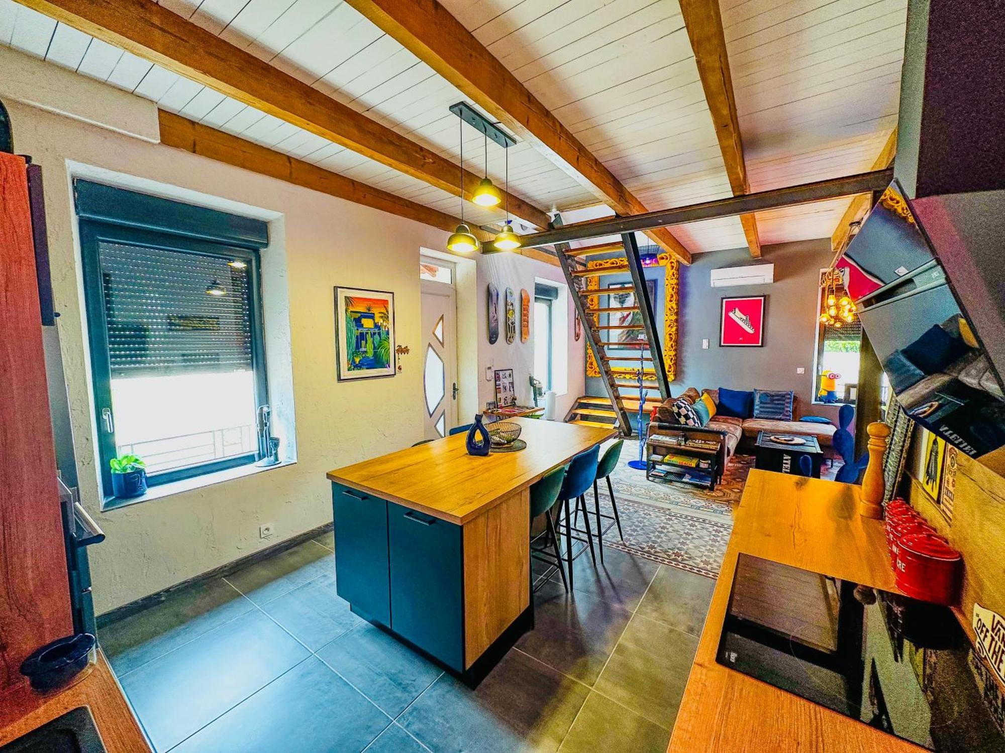 Lavalette Loft Modern Avec Jardin Piscine Et Pool House 빌라 외부 사진